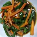 湖のカフェ's cooksnap of when they made 青椒肉絲 簡単ﾚｼﾋﾟ.