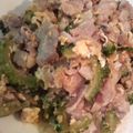 ＊Μёｇц＊'s cooksnap of when they made 塩麹ゴーヤの味噌炒め.