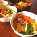 miino's cooksnap of when they made ごま鍋.