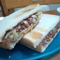 likepansy's cooksnap of when they made キャベツとコンビーフのサンドイッチ.