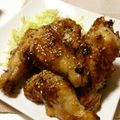 ちぃﾄﾝ's cooksnap of when they made 金ごまで、鶏手羽元の甘辛味フライパン焼き.