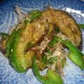 shimi49's cooksnap of when they made 茄子とピーマンの炒め物.