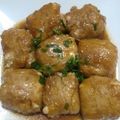 まちゃんこはん's cooksnap of when they made 味付け簡単！肉巻き豆腐.