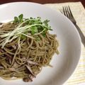 しい（＾＾）ノ★'s cooksnap of when they made するめいかで作る “いか墨スパゲティ”.