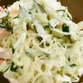 mzhroom's cooksnap of when they made 卵たっぷり★スパゲティサラダ.