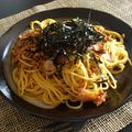 ナナミ☆★'s cooksnap of when they made ①絶品！その名も納豆ボナーラ.