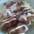 ロックコール's cooksnap of when they made 照りっ照りな唐揚げ丼！.