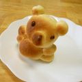 puniＫ's cooksnap of when they made くまパン.