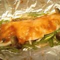 まいむ～'s cooksnap of when they made 鮭ときのこのホイル焼き　辛味噌バター味.
