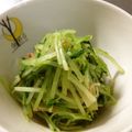 もんよう's cooksnap of when they made 水菜をパッと茹でてめんつゆミゾレ和え♪.