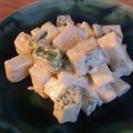 ストックポート's cooksnap of when they made オクラと長芋の味噌マヨサラダ.