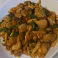 芽キャベツ★'s cooksnap of when they made 鶏とピーマン、茄子の四川炒め.