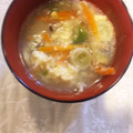 りぱちゃん's cooksnap of when they made 水菜と卵の中華風スープ.