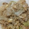 ぶ〜ちゃん。's cooksnap of when they made ＊簡単♪納豆レタス炒飯＊.