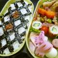 もさな's cooksnap of when they made キャラ弁・かまぼこでうさぎさん.
