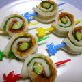 makibom592's cooksnap of when they made 簡単ﾍﾙｼ-おつまみ☆ちくわの梅ｼｿ巻き.