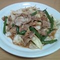 akitanko's cooksnap of when they made 豚とキャベツのホイコーロー風炒め.
