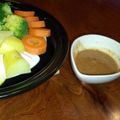ましゅ８３'s cooksnap of when they made ごまみそーすＤＥ温野菜♪.