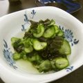 おひさま太陽's cooksnap of when they made ワカメと胡瓜の酢のもの.