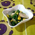 kururin18's cooksnap of when they made ほうれん草とコーンのソテー.