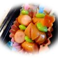 ゆけり３兄弟's cooksnap of when they made お弁当に★ウインナーと枝豆のピンチョイス.