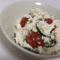 きらり流れ星's cooksnap of when they made 洋風水菜とトマトの白あえ.