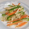 きらり流れ星's cooksnap of when they made ちくわ・人参・ピーマンのソース炒め.
