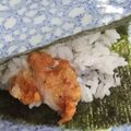 きらり流れ星's cooksnap of when they made 子供が喜ぶ手巻きすし.