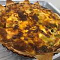 ここ's cooksnap of when they made 春巻きの皮でアスパラとベーコンのキッシュ.