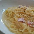 paisible's cooksnap of when they made カルボナーラ＠牛乳.