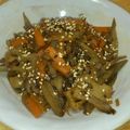 sayayuri's cooksnap of when they made おばあちゃん直伝★きんぴらごぼう.