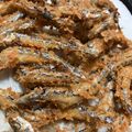 わんあみ's cooksnap of when they made 【きびなご唐揚】魚屋さん直伝の簡単レシピ.