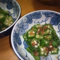 ちなちなさん's cooksnap of when they made オクラの梅肉あえ.