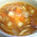 ueming's cooksnap of when they made ケチャップだけで！ミネストローネ.