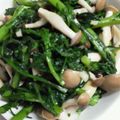 あみりん's cooksnap of when they made 春菊のバター炒め.