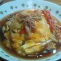 やんちゃんかおちゃん's cooksnap of when they made 簡単ふわとろ天津飯.