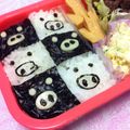 うっちゃん❤'s cooksnap of when they made 簡単モノクロブー弁当（キャラ弁）.