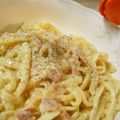 月ーまま's cooksnap of when they made 濃厚♡カルボナーラ.