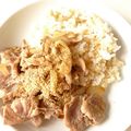かとなお's cooksnap of when they made 早い！！ドレッシング豚丼♪.