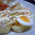 ★こびと★'s cooksnap of when they made ✿半熟卵のポテトサラダ✿.