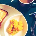 smilemiyo's cooksnap of when they made 簡単☆かぼちゃサラダ.