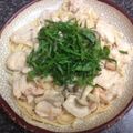 lovemojo's cooksnap of when they made 簡単！チキンと明太子のクリーパスタ☆.
