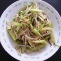rem★'s cooksnap of when they made アスパラガスの塩昆布炒め☆.