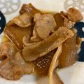 ＊Marilyn's cooksnap of when they made 豚バラ大根のオイスター炒め煮.