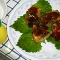 toshiebaba's cooksnap of when they made 健脳食♡鰯（秋刀魚）の肉味噌のっけ.