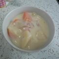 mei0828's cooksnap of when they made たっぷりお野菜☆米粉でミルクシチュー.