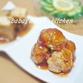 ババガレイ's cooksnap of when they made さっぱり甘酢あんの肉団子.