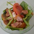 pimo's cooksnap of when they made ホウレン草とベーコンの熱ドレサラダ.