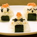 レアレアチーズ's cooksnap of when they made キャラ弁＊簡単♡おにぎりくん.