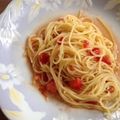 ユイミー's cooksnap of when they made トマトの冷製パスタ　.